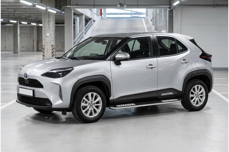 Toyota Yaris/Yaris Cross (XP210) 2020- Seitenschweller Tayga V2 (2 Stk., Aluminium) Image