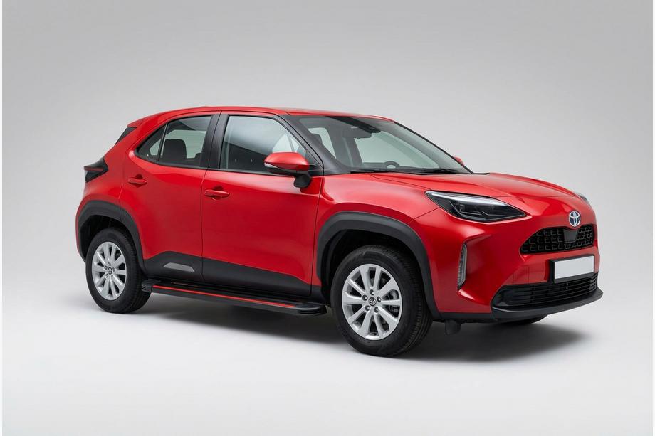 Toyota Yaris/Yaris Cross (XP210) 2020- Seitenschweller Maya Red (2 Stk., Aluminium) Image