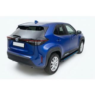 Seitenschweller Maya Blue (2 Stk., Aluminium) Toyota Yaris/Yaris Cross (XP210) 2020- Foto 1