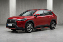 Toyota Corolla Cross 2020- Seitenschweller Maya Red (2 Stk., Aluminium) Foto 1