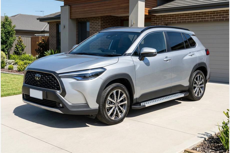 Toyota Corolla Cross 2020- Seitenschweller Vision New Grey (2 Stk., Aluminium) Image