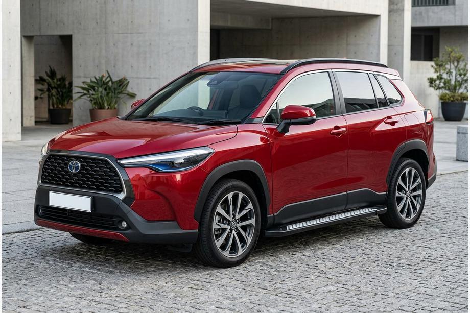 Toyota Corolla Cross 2020- Seitenschweller Vision New Black (2 Stk., Aluminium) Image
