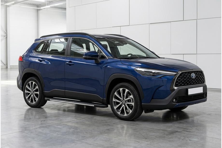 Toyota Corolla Cross 2020- Seitenschweller Bosphore Grey (2 Stk., Aluminium) Image