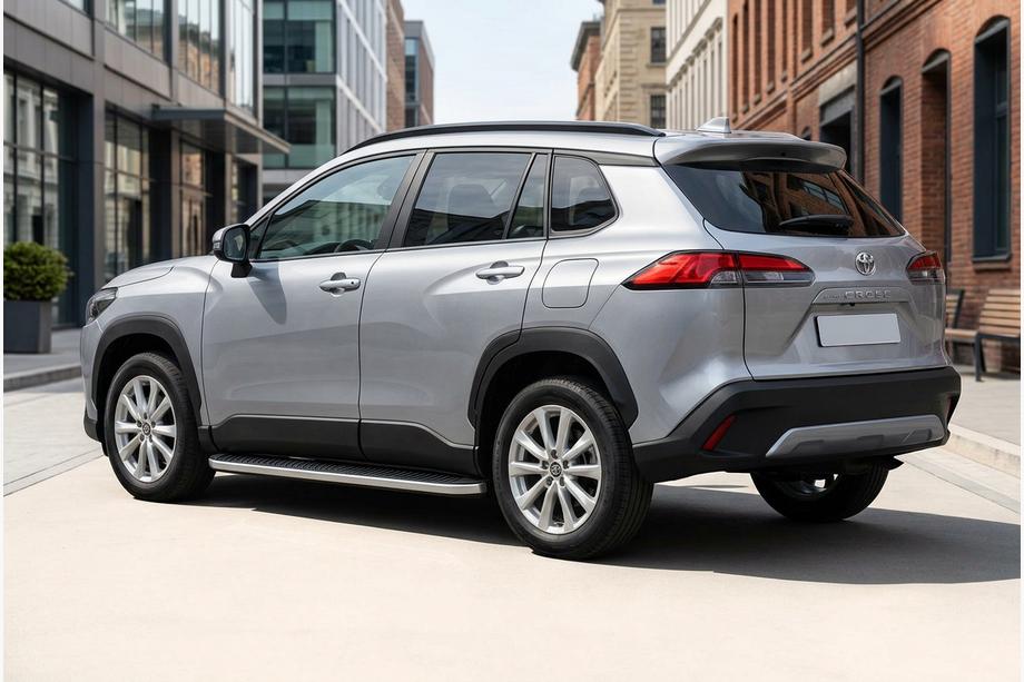 Toyota Corolla Cross 2020- Seitenschweller Tayga Grey (2 Stk., Aluminium) Image