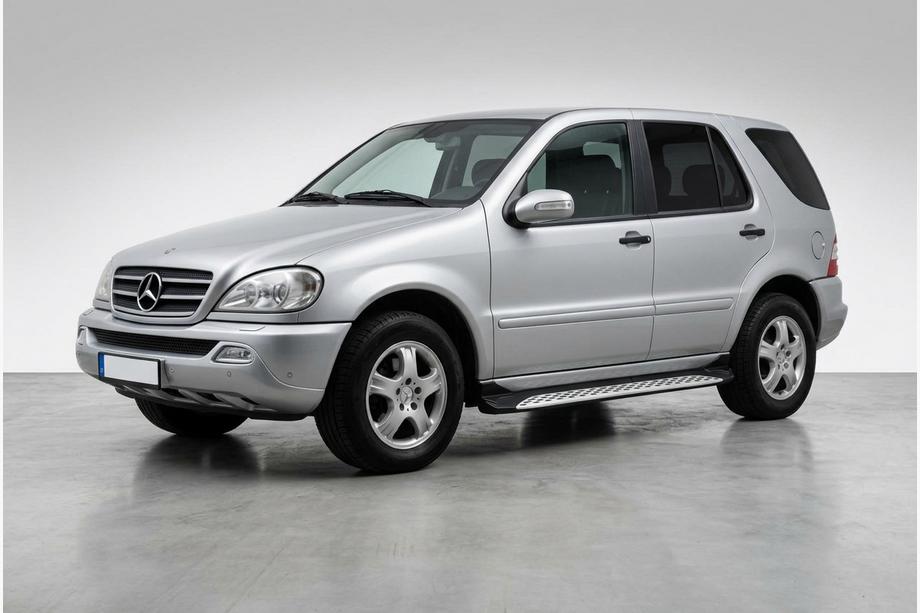 Mercedes ML W163 1997-2005 Trittbretter Shining V1 (2 Stk., Aluminium) Image