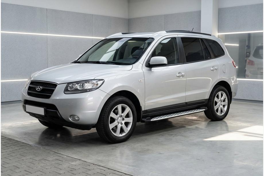 Hyundai Santa Fe 2 2006-2012 Trittbretter Shining V1 (2 Stk., Aluminium) Image