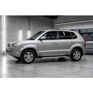 Trittbretter Shining V1 (2 Stk., Aluminium) Hyundai Tucson JM 2004- Foto 1