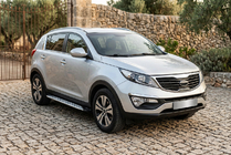 Kia Sportage 2010-2015 Trittbretter Shining V1 (2 Stk., Aluminium) Foto 1