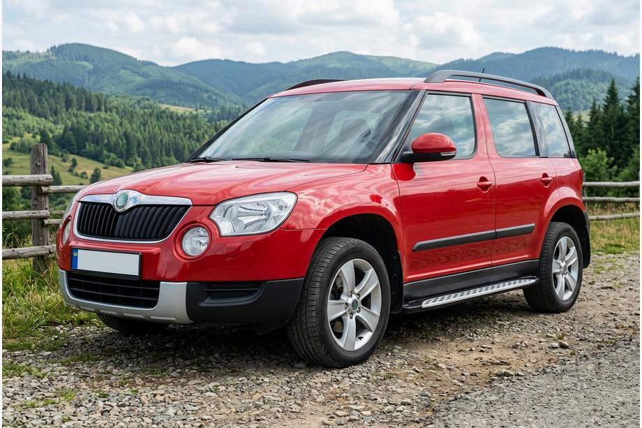 Skoda Yeti 2009-2017 Trittbretter Shining V1 (2 Stk., Aluminium) Image
