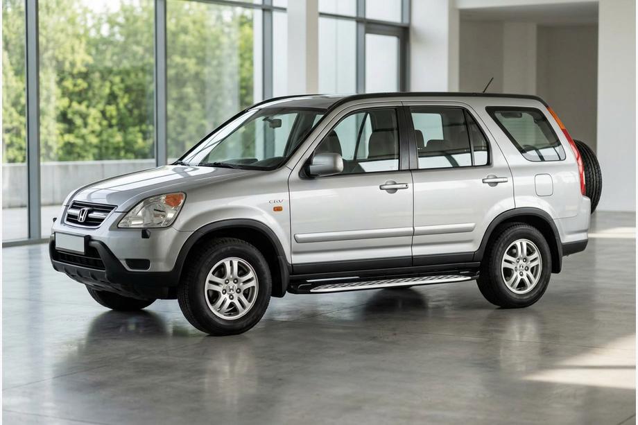 Honda CRV 2001-2006 Trittbretter Shining V1 (2 Stk., Aluminium) Image