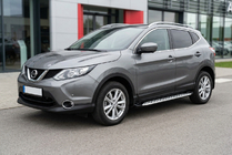 Nissan Qashqai 2014-2021 Trittbretter Shining V1 (2 Stk., Aluminium) Foto 1