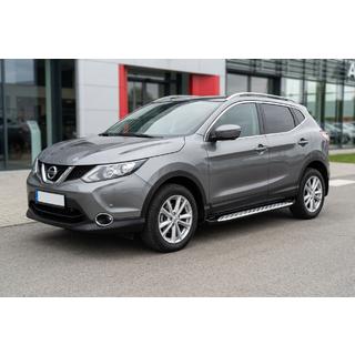 Trittbretter Shining V1 (2 Stk., Aluminium) Nissan Qashqai 2014-2021 Foto 1