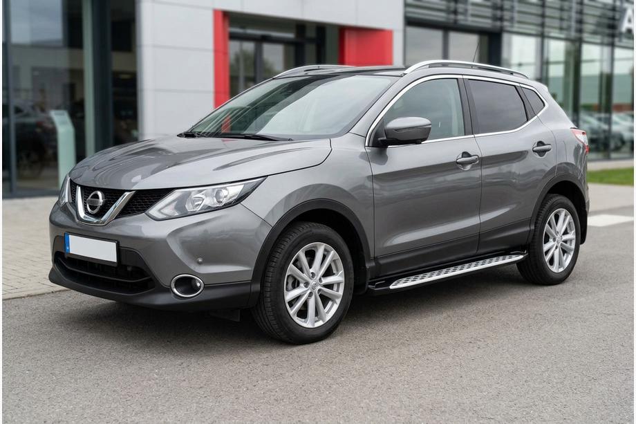 Nissan Qashqai 2014-2021 Trittbretter Shining V1 (2 Stk., Aluminium) Image