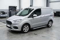 Ford Courier 2014-2023 Trittbretter Shining V1 (2 Stk., Aluminium) Foto 1