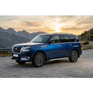 Trittbretter Shining V1 (2 Stk., Aluminium) Nissan Patrol Y62 2010-2024 Foto 1