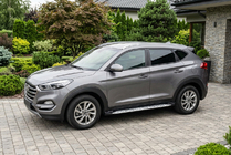 Hyundai Tucson TL 2016-2021 Trittbretter Shining V1 (2 Stk., Aluminium) Foto 1