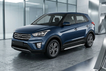 Hyundai Creta 2014-2020 Trittbretter Shining V1 (2 Stk., Aluminium) Foto 1