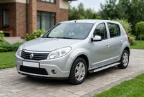 Dacia Sandero 2007-2013 Trittbretter Shining V1 (2 Stk., Aluminium) Foto 1