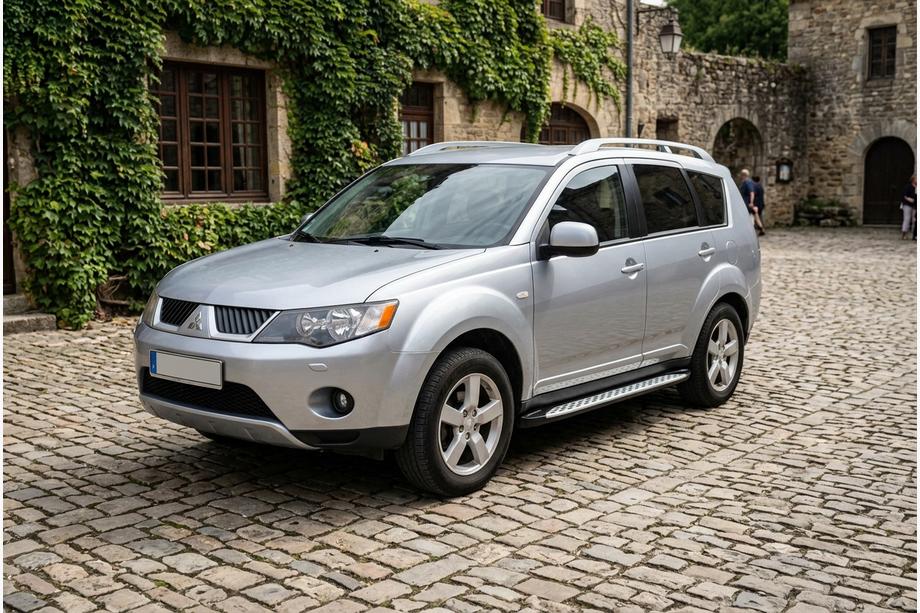 Mitsubishi Outlander 2006-2012 Trittbretter Shining V1 (2 Stk., Aluminium) Image