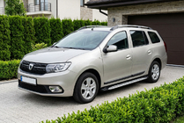 Renault Logan MCV 2013-2022 Trittbretter Shining V1 (2 Stk., Aluminium) Foto 1
