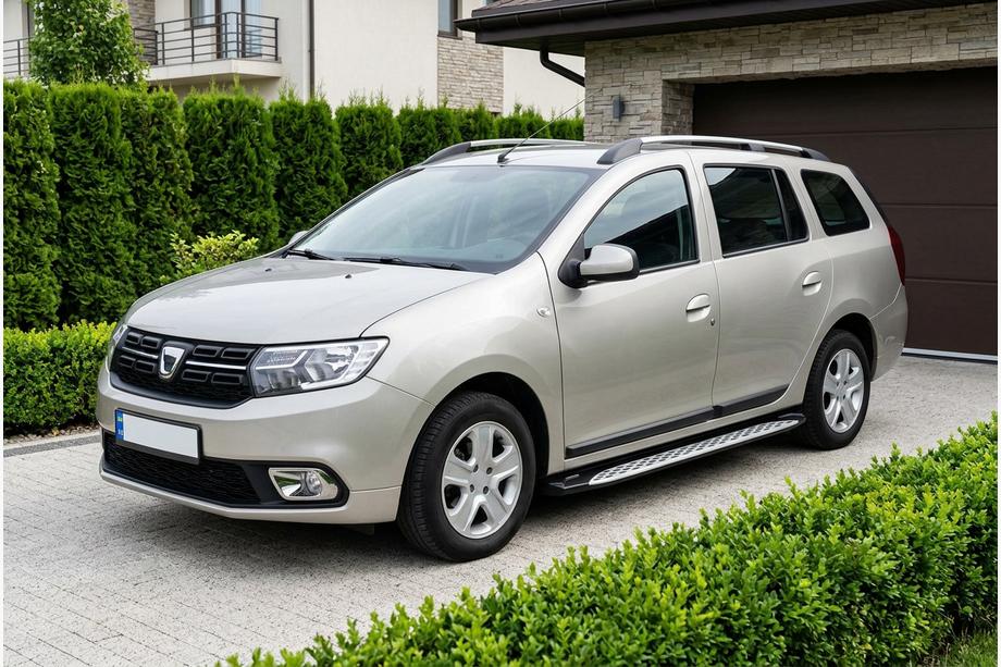 Renault Logan MCV 2013-2022 Trittbretter Shining V1 (2 Stk., Aluminium) Image