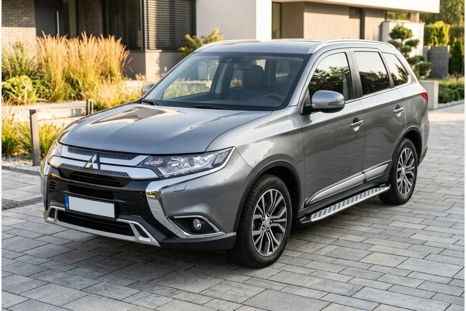 Mitsubishi Outlander 2012-2021 Trittbretter Shining V1 (2 Stk., Aluminium) Image