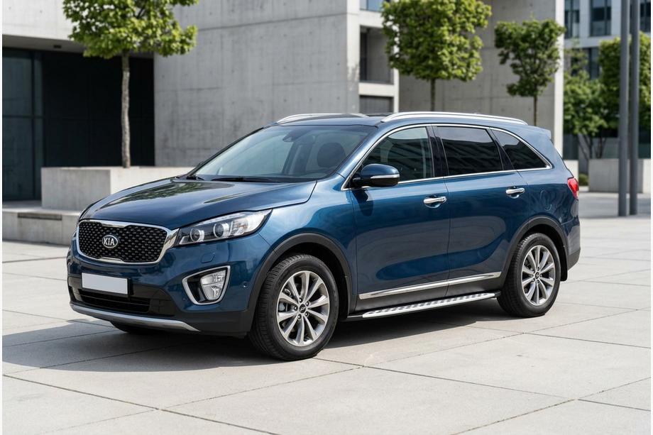 Kia Sorento III UM 2014-2020 Trittbretter Shining V1 (2 Stk., Aluminium) Image