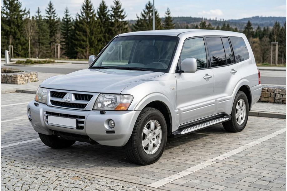 Mitsubishi Pajero Wagon III 1999-2006 Trittbretter Shining V1 (2 Stk., Aluminium) Image