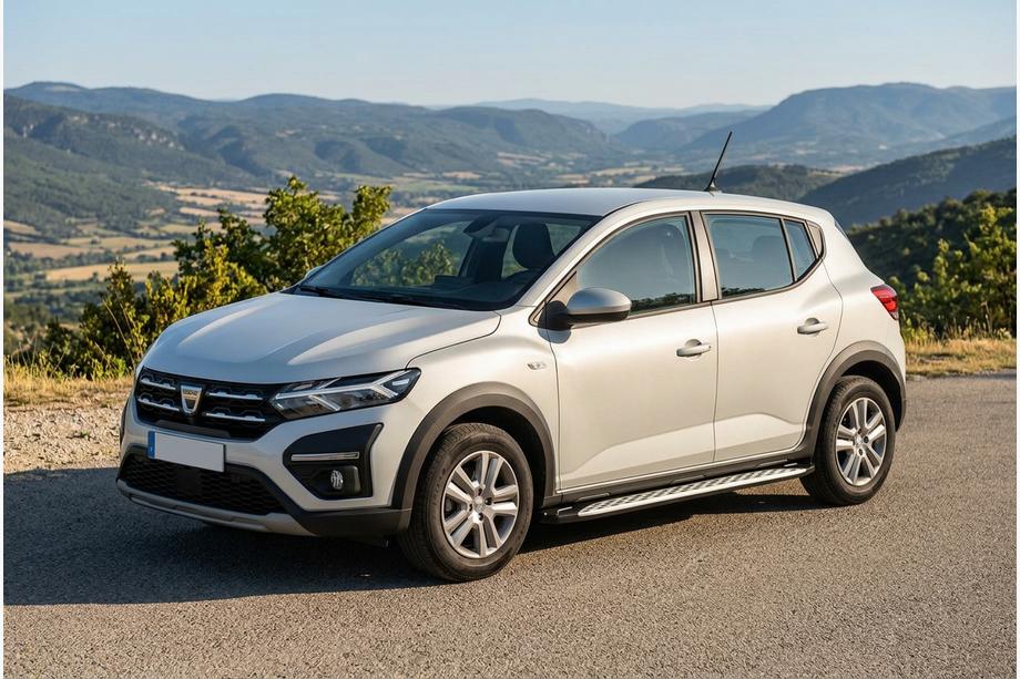 Dacia Sandero 2021- Trittbretter Shining V1 (2 Stk., Aluminium) Image