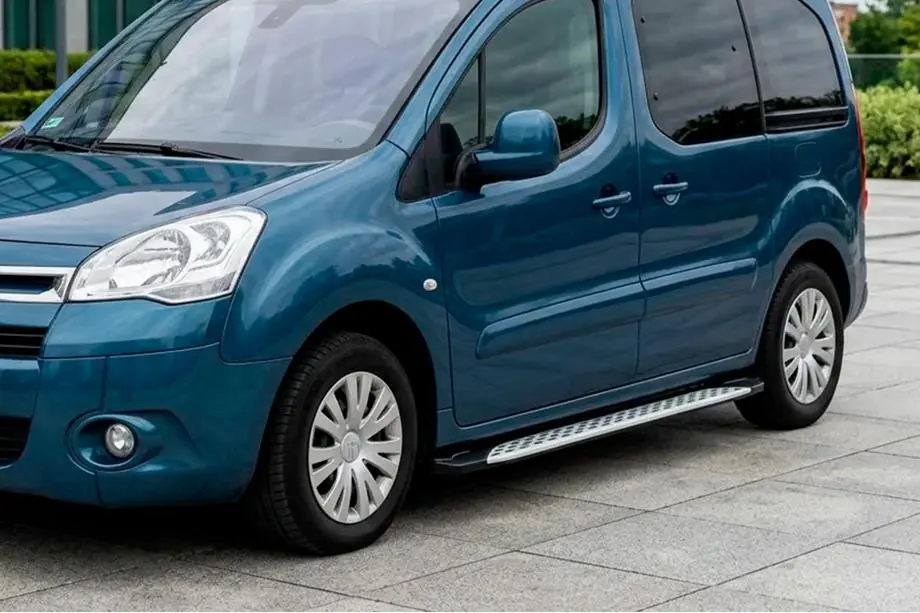 Peugeot Partner Tepee 2008-2018 Trittbretter Shining V1 (2 Stk., Aluminium) Image