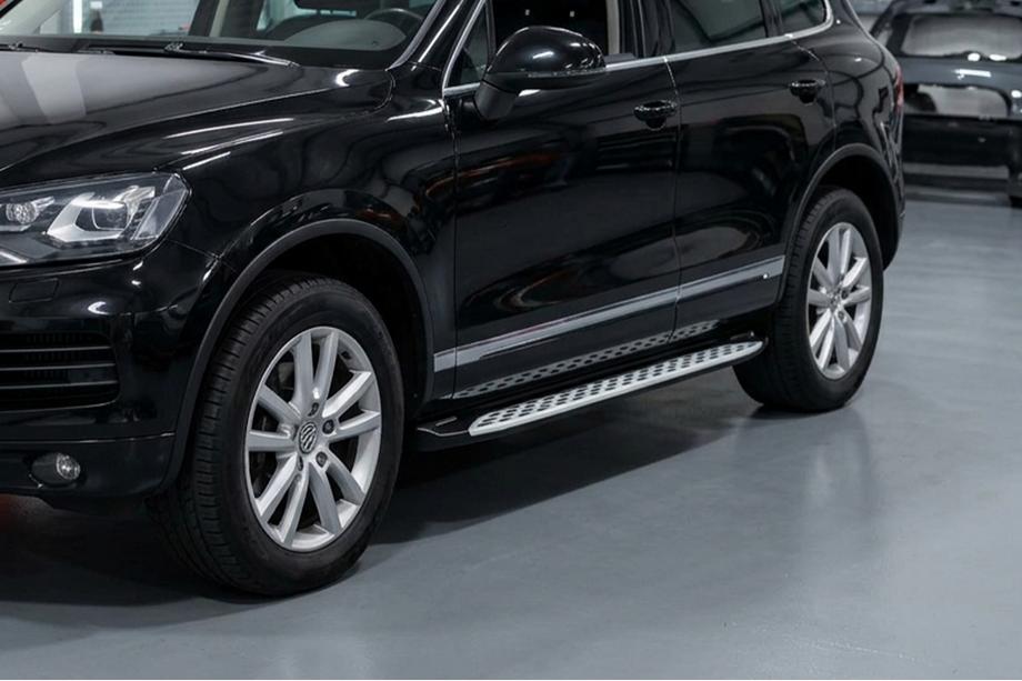 Porsche Cayenne 2003–2010 Trittbretter Shining V1 (2 Stk., Aluminium) Image