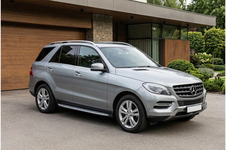 Mercedes GLE/ML class W166 2011-2018 Trittbretter Shining V1 (2 Stk., Aluminium) Image