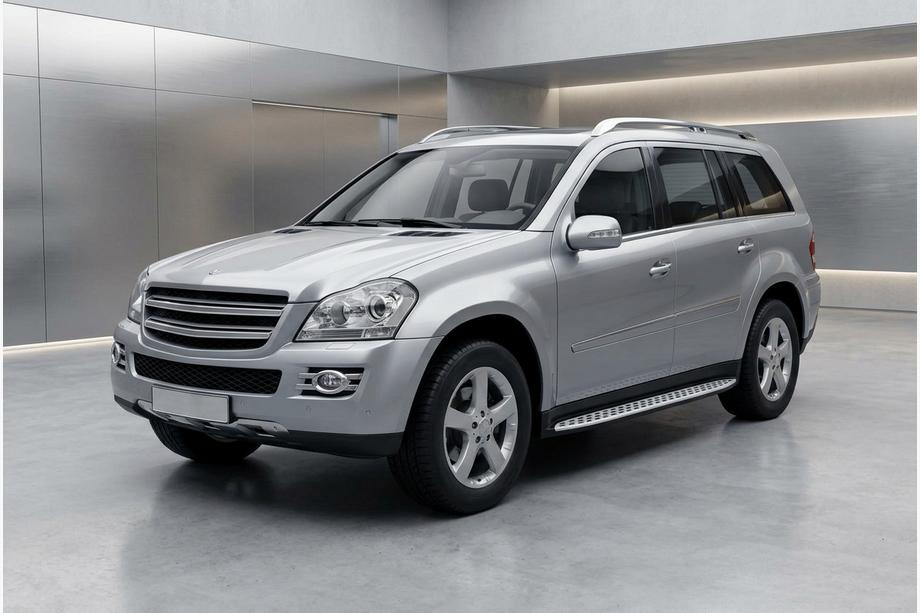 Mercedes GL class X164 2006-2012 Trittbretter Shining V1 (2 Stk., Aluminium) Foto 1