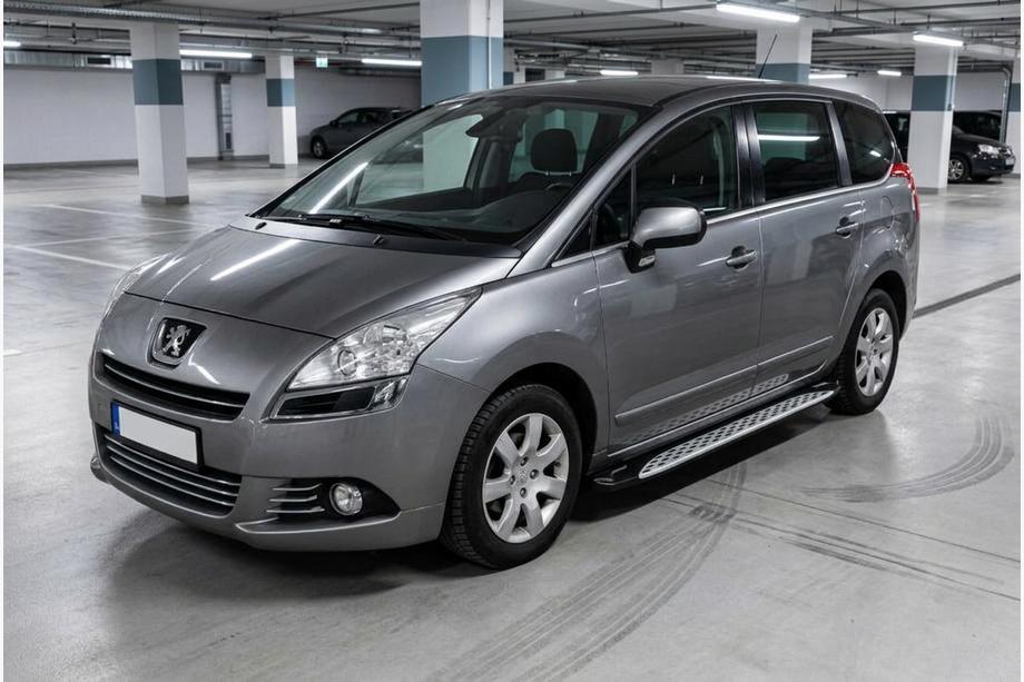 Peugeot 5008 2009-2016 Trittbretter Shining V1 (2 Stk., Aluminium) Image