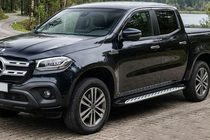 Mercedes X class 2017-2020 Trittbretter Shining V1 (2 Stk., Aluminium) Foto 1