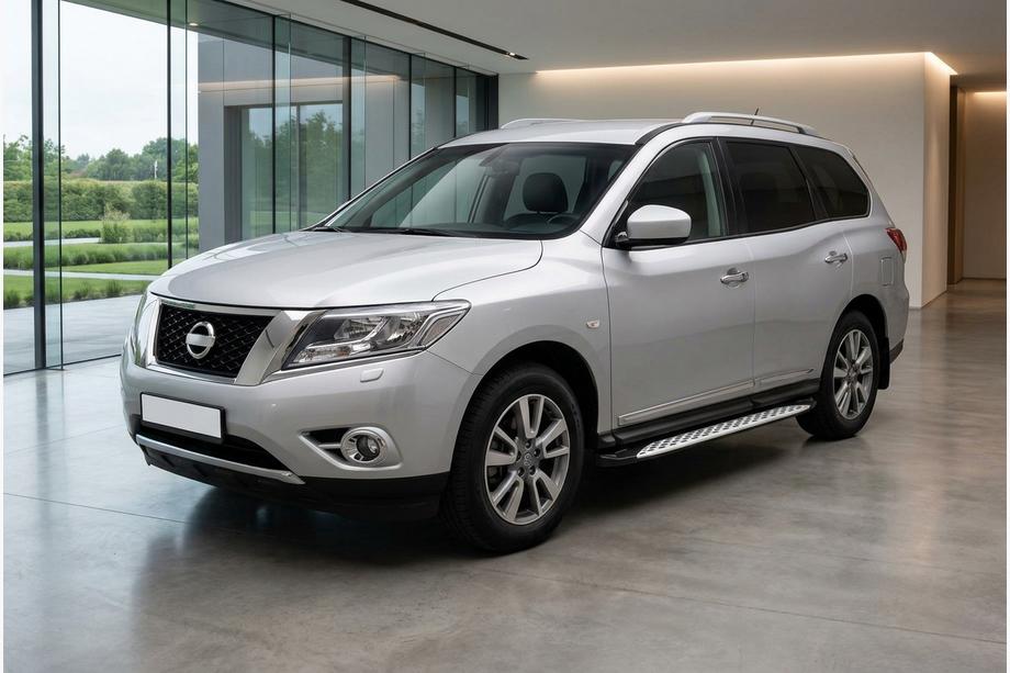 Nissan Pathfinder R52 2012-2021 Trittbretter Shining V1 (2 Stk., Aluminium) Image