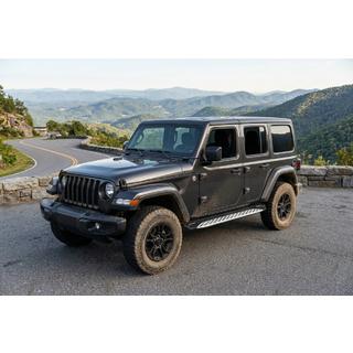 Trittbretter Shining V1 (2 Stk., Aluminium) Jeep Wrangler 2018- Foto 1