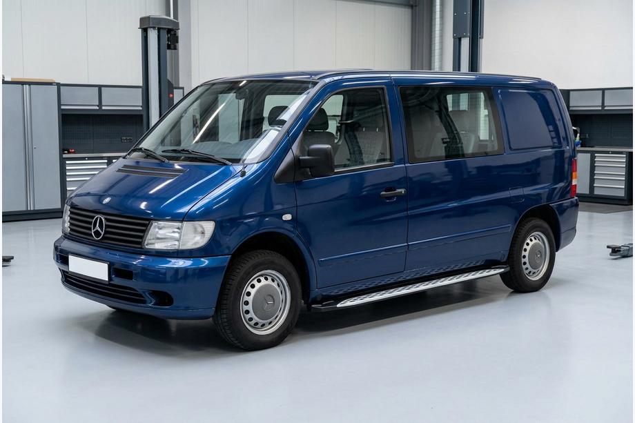 Mercedes Vito W638 1996-2003 Trittbretter Shining V1 (2 Stk., Aluminium) Image