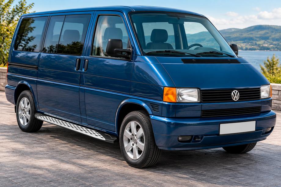 Volkswagen T4 Caravelle/Multivan 1990–2003 Trittbretter Shining V1 (2 Stk., Aluminium) Kurzer Radstand Image