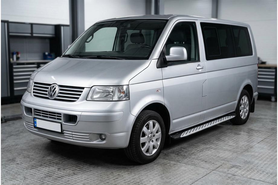 Volkswagen T5 Caravelle 2004-2010 Trittbretter Shining V1 (2 Stk., Aluminium) Image