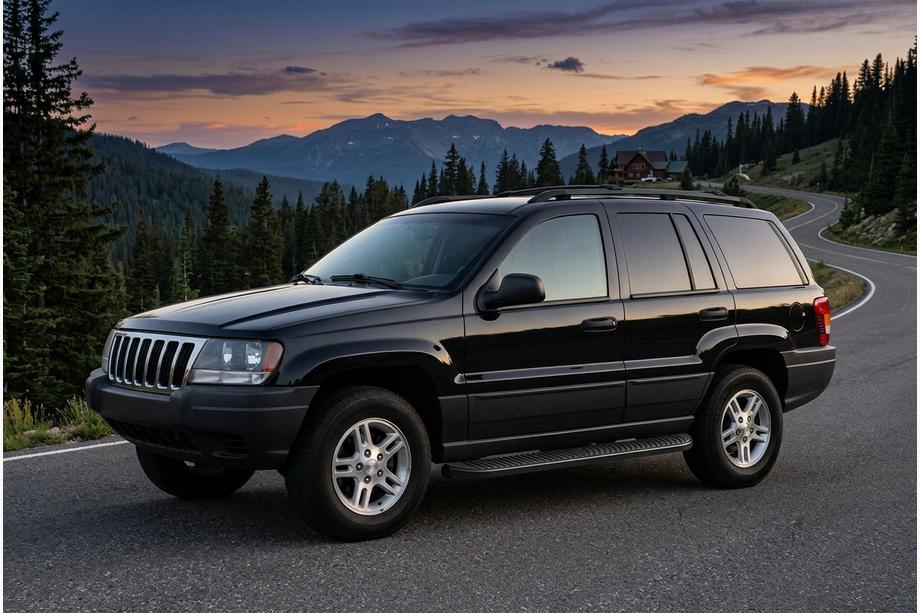 Jeep Grand Cherokee WJ 1999-2004 Seitenschweller Tayga Black (2 Stk., Aluminium) Image