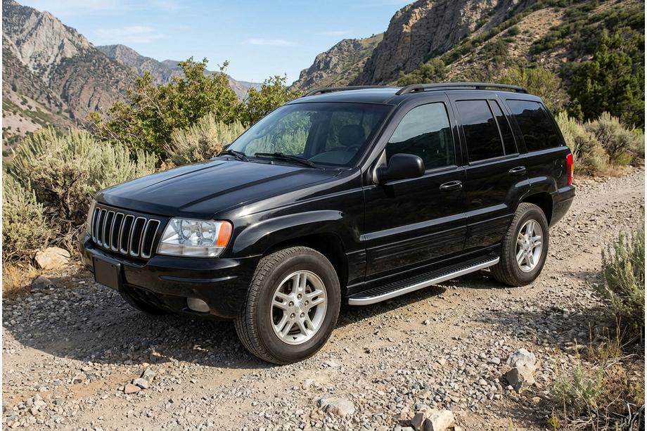 Jeep Grand Cherokee WJ 1999-2004 Seitenschweller Tayga Grey (2 Stk., Aluminium) Foto 1