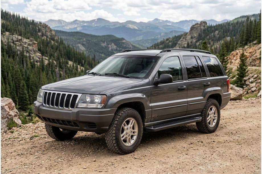Jeep Grand Cherokee WJ 1999-2004 Trittbretter Allmond Black (2 Stk., Aluminium) Image