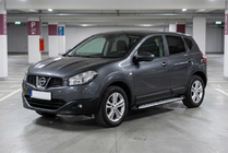 Nissan Qashqai 2010-2014 Trittbretter Shining V1 (2 Stk., Aluminium) Foto 1