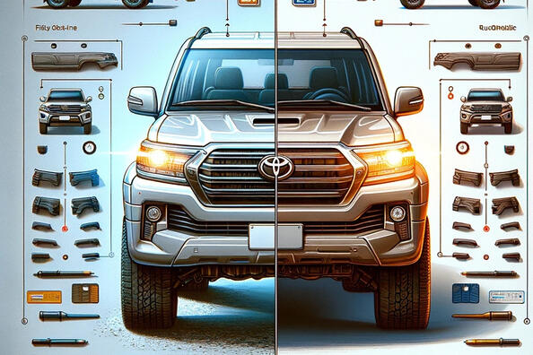 Original- oder Replika-Bodykits für den Toyota Land Cruiser 200: Was ist besser?