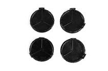 Mercedes-Benz Felgendeckel 71/74 mm ohne Ring (4 Stk, Schwarz Glanz) Foto 3