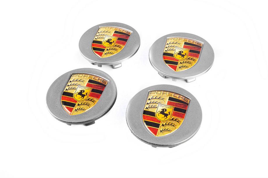 Porsche Felgendeckel 76/71mm grau (4 Stk) Image