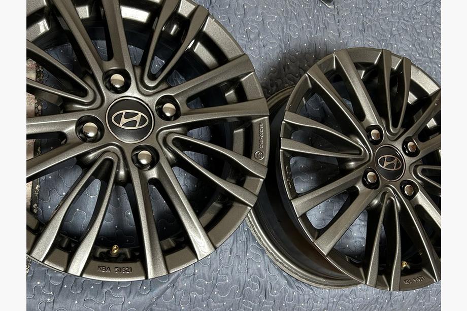 Hyundai Schwarze Felgendeckel hyun60tur-bl (59mm auf 55mm, 4 Stk) Foto 5