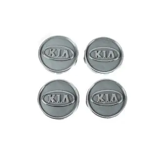 Radnabenkappen grau kia60tur-sir (59mm auf 55mm, 4 Stk) Foto 2