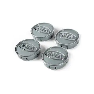 Radnabenkappen grau kia60tur-sir (59mm auf 55mm, 4 Stk) Foto 1